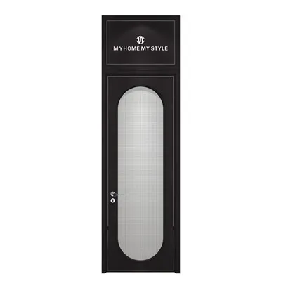 Half houten half glazen binnendeur